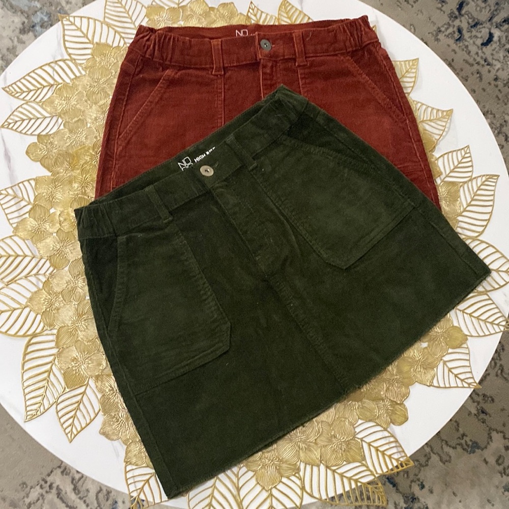 No Boundaries Corduroy Skirts